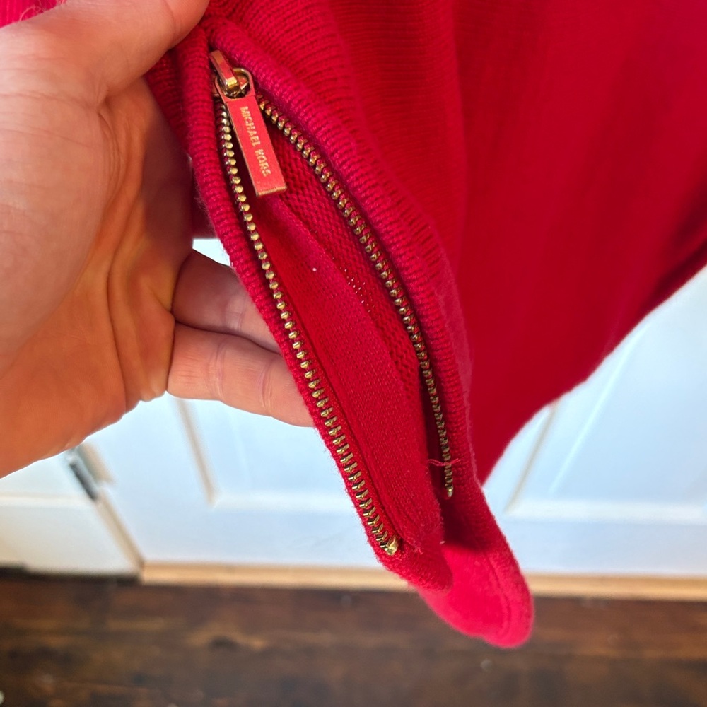 Michael Kors Vibrant‎ Red Long Sleeve Top - Picture 5 of 9